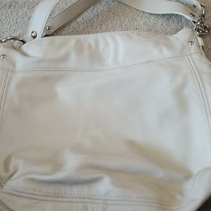Limited edition white Coach shoulder